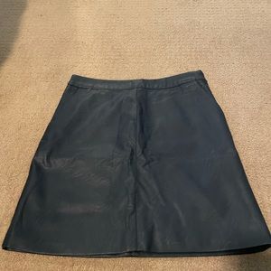 Topshop faux leather skirt